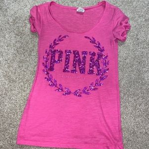 Victoria’s Secret Pink Sequin T-Shirt